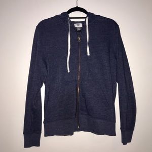 NEW Cute Navy blue zip up hoodie Old Navy